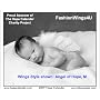 White Feather Angel Wings & Halo for 6-12 Mo Baby Toddlers Photo Props Cupid Cherub Fairy Costume. FREE SHIPPING