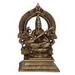 Goddess Saraswati Hindu Religious Brass Sculpture 7 inches