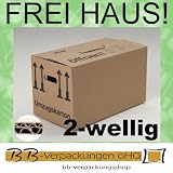 Zoom Produkt-Bild: 50 * Umzugskarton (Profi) STABIL + 2-WELLIG + keine Versandkosten!!!
