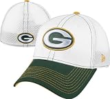 NFL Unisex Adult Green Bay Packers Blitz Neo 3930 Cap (White/Green, Medium/Large)