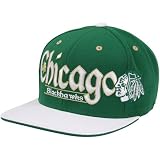 Reebok Chicago Blackhawks St. Patrick's Day Snapback Hat - Green-White