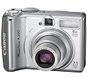 Canon PowerShot A560 Digitalkamera (7 Megapixel, 4-fach opt. Zoom, 6,4 cm (2,5 Zoll) Display) silber