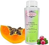 C*Bella Organic Brightening Toner with Vitamin C and Enzymes, 6oz