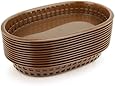 New Star 44003 Fast Food Baskets, 10.5 by 7-Inch, Brown, Set of 12