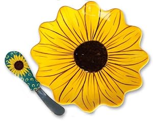 Serve It Gift Set, Sunflower Scape