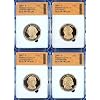 2007 Proof Presidential Dollar 4-Coin Set SGS Graded PR70CAM