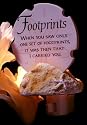 "Footprints" Poem Night Light