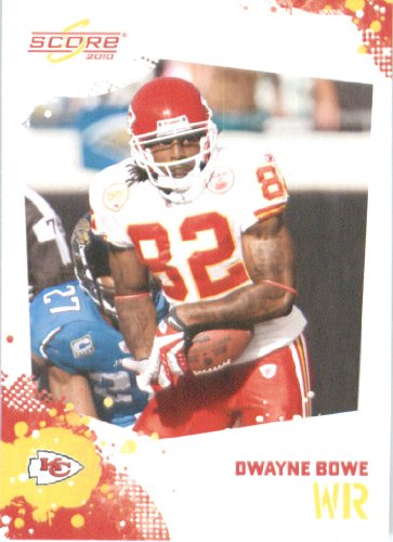 Dwayne Bowe - Kansas City Chiefs - 2010 Score Football Card - NFL Trading Card in Screwdown Case
