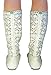 BABOOTS Women's Summer Beige Crochet Boots