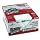 Brawny Bar and All Purpose Food Towel, Dine-A-Max 29416 White-Green 1/4 Fold Stripe, 24" Length x 13" Width (Box of 150)