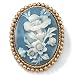 Jewelry : Cameo-Style Floral Pin