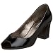 daniblack Women's Gemini Open-Toe Pump