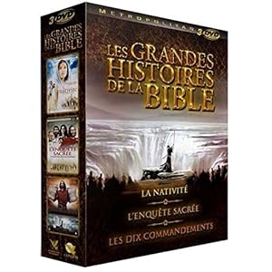 Les Grandes histoires de la Bible - Coffret 3 films : La Nativité + L'enquête sacrée + Les Dix Co