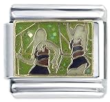 Girls Clubbing Italian Charms Bracelet Link