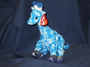 Amazon.com: Ty Beanie Babies Sunnie Blue Giraffe: Toys & Games