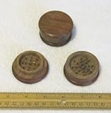 2" Sheesham (India Rosewood) Herb, Spice, Tobacco Grinder