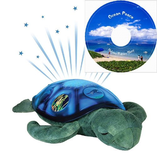 Twilight Sea Turtle with Constellation Night Light & Ocean Peace Music(helping Babies and Kids Sleep Better)!