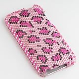 Diamond Shield Protector Case for Apple iPod touch + Car Charger + Courage*Wisdom Wristband,PinkLeopard