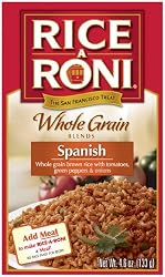 Rice-A-Roni Savory Whole Grain Blend Spanish Rice Mix, 4.6-Ounce Boxes (Pack of 12)