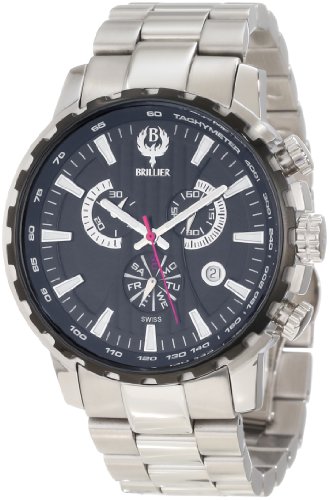 Brillier Men's 16-05 Endurer Stainless Steel Chronograph Swiss Quartz Watch