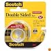 3M  Double-Sided Tape with Dispenser, Permanent, 1/2 X 250 Inches, Clear (MMM136)