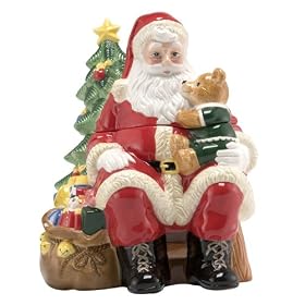 Nikko Christmas 3D Santa Cookie Jar by Nikko