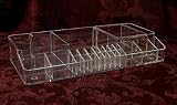 Table Top or Vanity Clear Acrylic Cosmetic Organizer ~ Makeup Caddy ~ Makeup Storage Rack ~ Cosmetic Holder ~ Makeup Organizer Tray