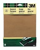 3M 9002NA Aluminum Oxide Sandpaper, 9-Inch x 11-Inch, Medium