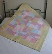 Yellowbrick Road Baby Quilt - Pink
