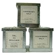 Assortment of 3 Different Pere Pelletier Salts in Wood Box 17.6 oz: Butcher, Fisherman,Gardener Salt