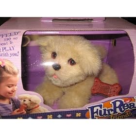 FurReal Friends Tan Puppy w/bone Fur Real