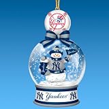New York Yankees Snow Globe Ornament Collection
