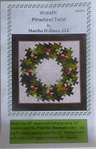 Wreath Pinwheel Twist Pattern In Two Sizes Using Two Twister Tools