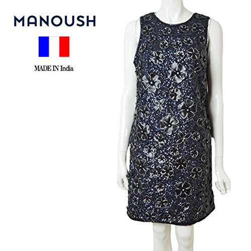 MANOUSH(マヌーシュ) スパンコールドレス [レディース] 772-12362【NVY／36・38・40】マヌーシュ ワンピース ビーズ パーティー 結婚式 衣装 フランス パリ