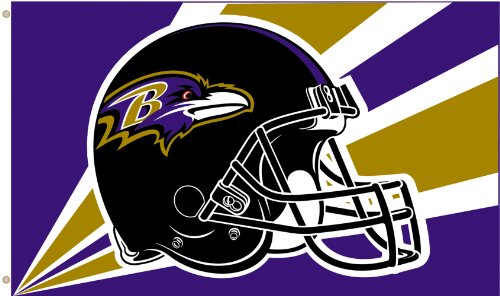 NFL Baltimore Ravens 3-by-5 Foot Helmet Flag