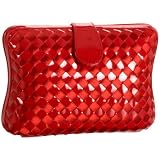 Savanna Woven Box Clutch