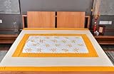 Beautiful Designer Different Patches Double Bed Size Bedspread Bed Sheet Ta ....
