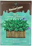 Salem Baking Chocolate Dipped Moravian Cookies, Mint, 8 Ounce