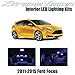 XtremeVision Ford Focus 2011-2015 (4 Pieces) Blue Premium Interior LED Kit Package + Installation Tool