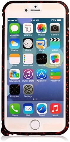 Rose Red Luxury Ultra Thin Slim Aluminum Metal Bumper Frame Iphone 6 5.5 Inch Case Star Pattern Case-slim Protective Case Designed for the Iphone 6 Plus