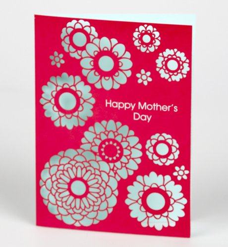 Die Cut Floral Circles Mother's Day Card