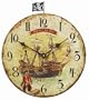 Storytime Collection 13" Wall Clock - Pirate Island