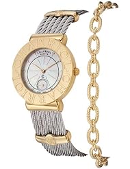 Charriol St-Tropez Ladies Mother of Pearl Dial Yellow Gold Plated Watch ST30CY1.560.006