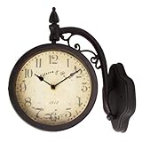 IMAGE OF Durocraft Two Sided Hanging Wall Swivel Clock