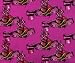 51jlA9GSY7L. SL75  Morgan Kids 3pc Pink & Black ROCKER Microfiber Twin Sheet Set