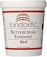 Fondarific Buttercream Red Fondant, 2-Pounds