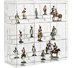 SORA Display Case for Collectable Figures with transparent back-panel