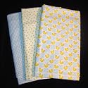 Blue Ducky Receiving Blankets (Set of 3)
