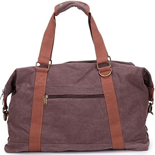 Egooo Men's Travel Duffle Shoulder/Tote Bag Canvas