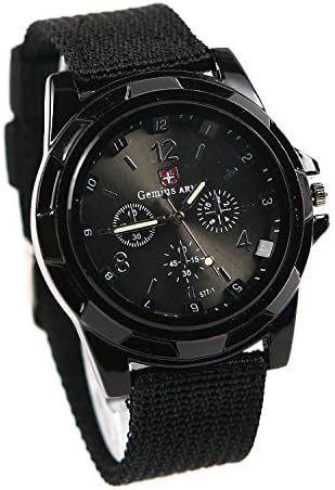 Sport Style Military Army Pilot Fabric Strap Sports Men Watch